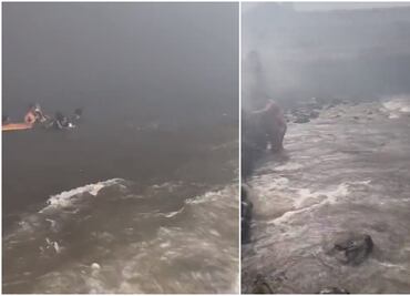 Videos. Personas se lanzaron al océano para escapar de las llamas y del humo en Lahaina, Hawái