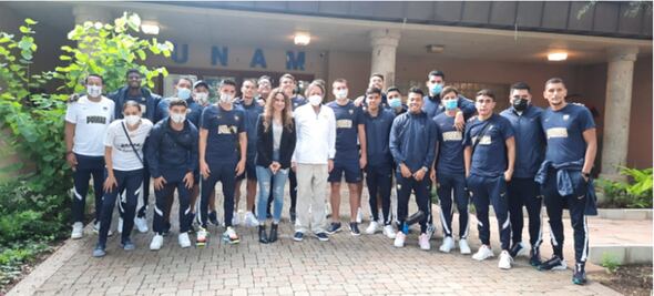 Guardia Nacional vacuna a Pumas en la UNAM San Antonio