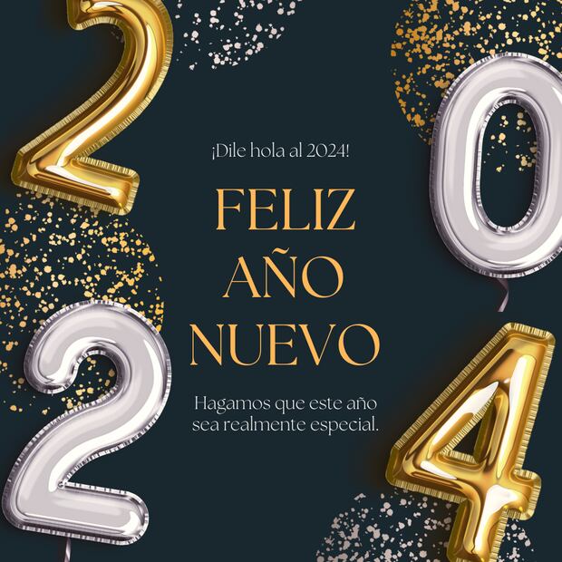 15 frases e imágenes bonitas para desear Feliz Año Nuevo 2024 y enviar por WhatsApp. Foto: Canva