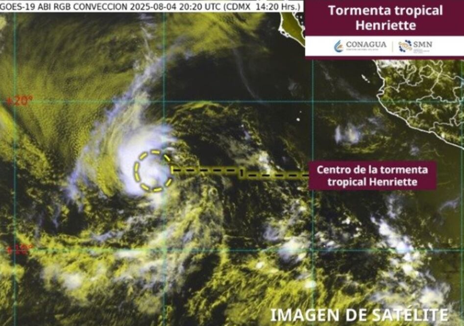 ¡Alerta meteorológica! Se forman dos tormentas tropicales al mismo tiempo en el Pacífico y Atlántico. Foto @conagua_clima