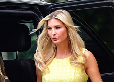 Ivanka Trump conquista con elegante minivestido amarillo en Miami