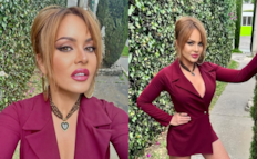 Gaby Spanic reaparece con look rojo tras críticas por cirugías: así luce ahora