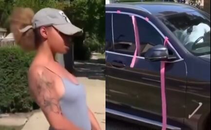 Joven se enoja porque su padre le regala una camioneta BMW y ella quería un Tesla. VIDEO