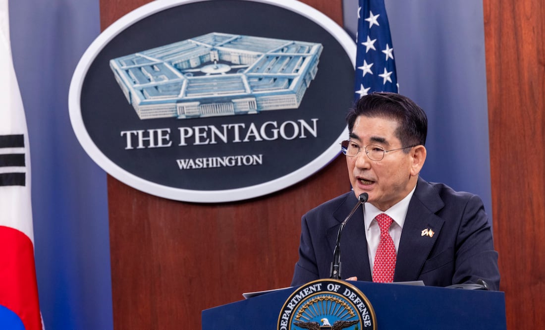 EU y Corea del Sur exigen a Corea del Norte retirar tropas de Rusia: "Sus soldados regresarán en bolsas mortuorias" (Corea del Norte, Corea del Sur) EFE/EPA/SHAWN THEW