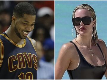 Captan a Tristan Thompson con desconocida antes tener a su bebé con Khloé Kardashian