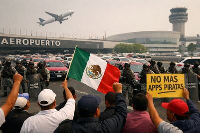 ¿Vas al AICM hoy? Bloqueos de taxistas en Terminal 1 y 2. Minuto a minuto de rutas afectadas y alternativas viales para no perder tu vuelo este 11 de marzo