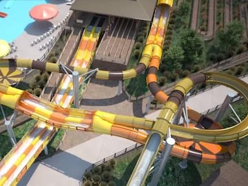Así será la emocionante montaña rusa acuática de Indiana