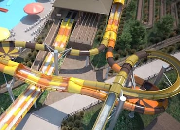 Así será la emocionante montaña rusa acuática de Indiana