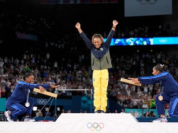 ¿Quién es Rebeca Andrade, la brasileña que superó a la estrella estadounidense Simone Biles?