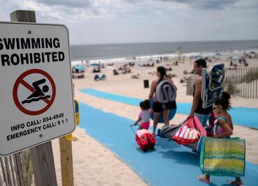 Cierran playa de Nueva York por avistamiento de tiburones