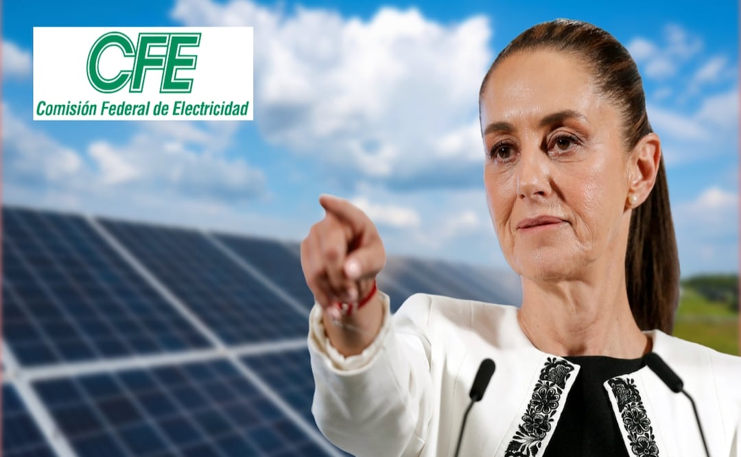 CFE: Sheinbaum anuncia entrega de paneles solares en temporada de calor. REQUISITOS. Foto: Adobe / CFE / EFE