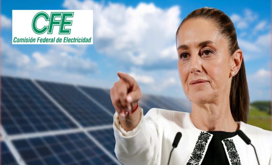 CFE: Sheinbaum anuncia entrega de paneles solares en temporada de calor. REQUISITOS. Foto: Adobe / CFE / EFE