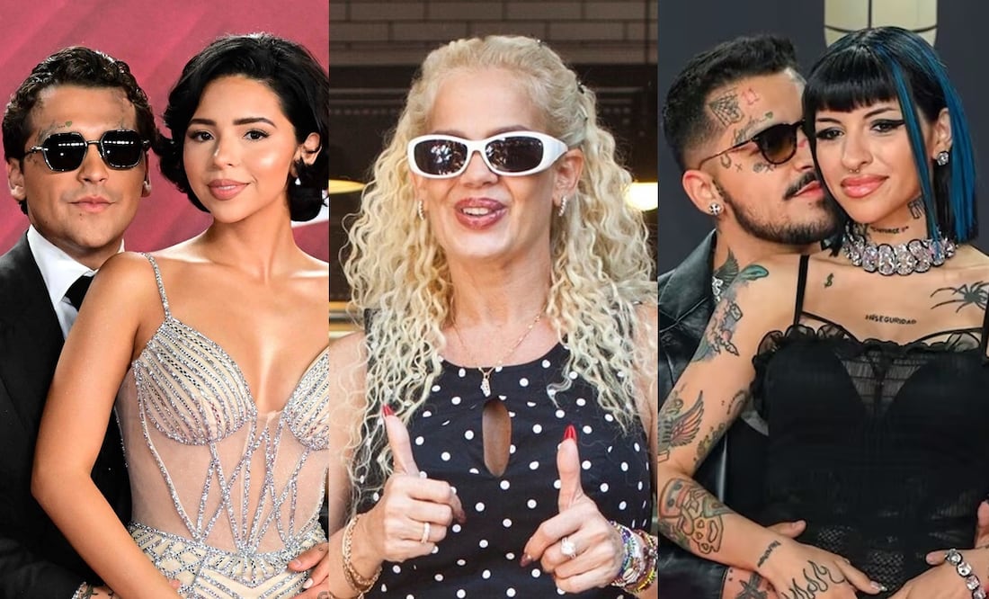 Niurka opina de Ángela Aguilar, Christian Nodal y Cazzu: "Nadie le robó el marido a nadie". Foto: Giorgio VIERA / AFP / EFE / Cristopher Rogel Blanquet / El Universal