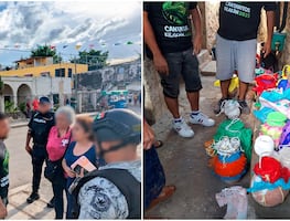 Habitantes de Calkiní enfrentan a personal de Profepa tras escándalo de piñata con serpientes e iguanas vivas