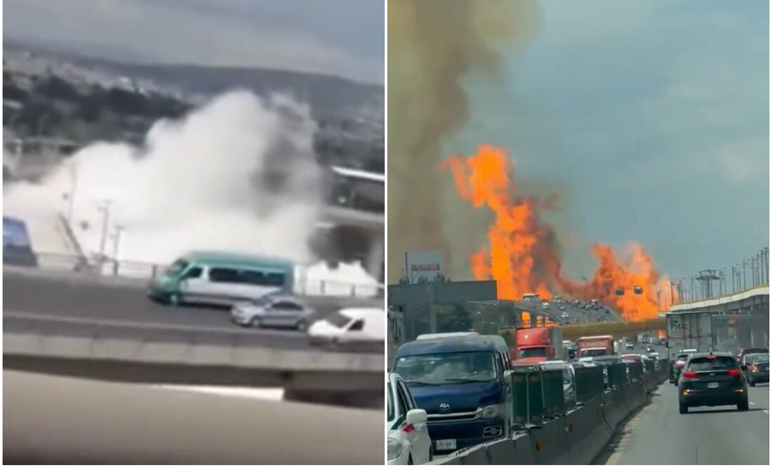 Videos de terror: así explotó la pipa de gas en Puente de la Concordia, Iztapalapa. Foto tomada de videos de X
