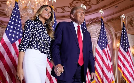 Donald Trump y Melania; vuelven las miradas coquetas, risas y bailes