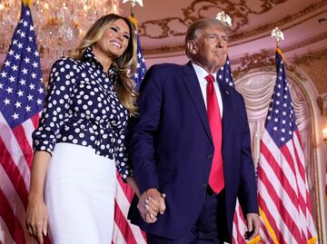 Donald Trump y Melania; vuelven las miradas coquetas, risas y bailes