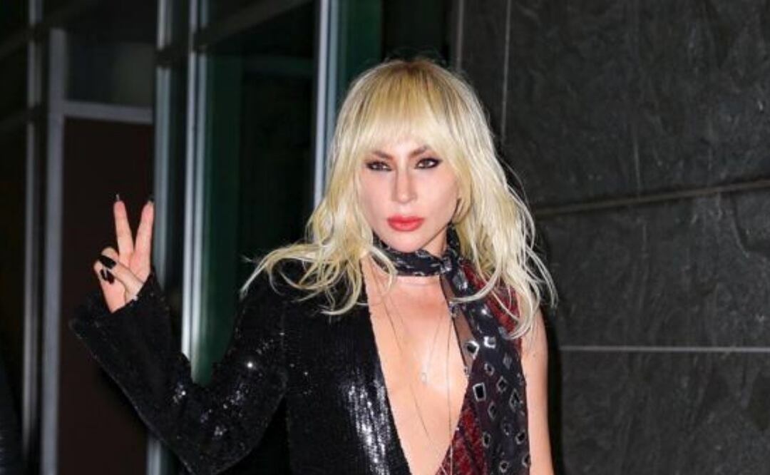 La cantante Lady Gaga con su atuendo más rockero. Foto: Grosby Group
