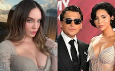 ¿Se enojó Ángela? Nodal canta tema dedicado a Belinda en plena reunión con la familia Aguilar. VIDEO 