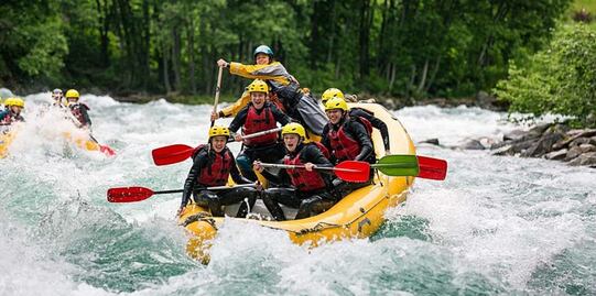 Los mejores destinos para practicar rafting en EU