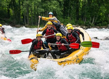 Los mejores destinos para practicar rafting en EU