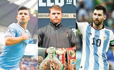 Sergio “Kun” Agüero  defiende a Messi tras amenazas de Canelo Álvarez 