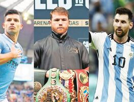 Sergio “Kun” Agüero  defiende a Messi tras amenazas de Canelo Álvarez