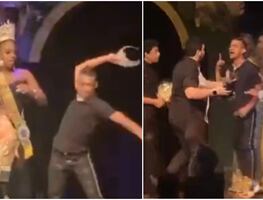 Video. Esposo de participante a reina de belleza no acepta derrota y rompe corona