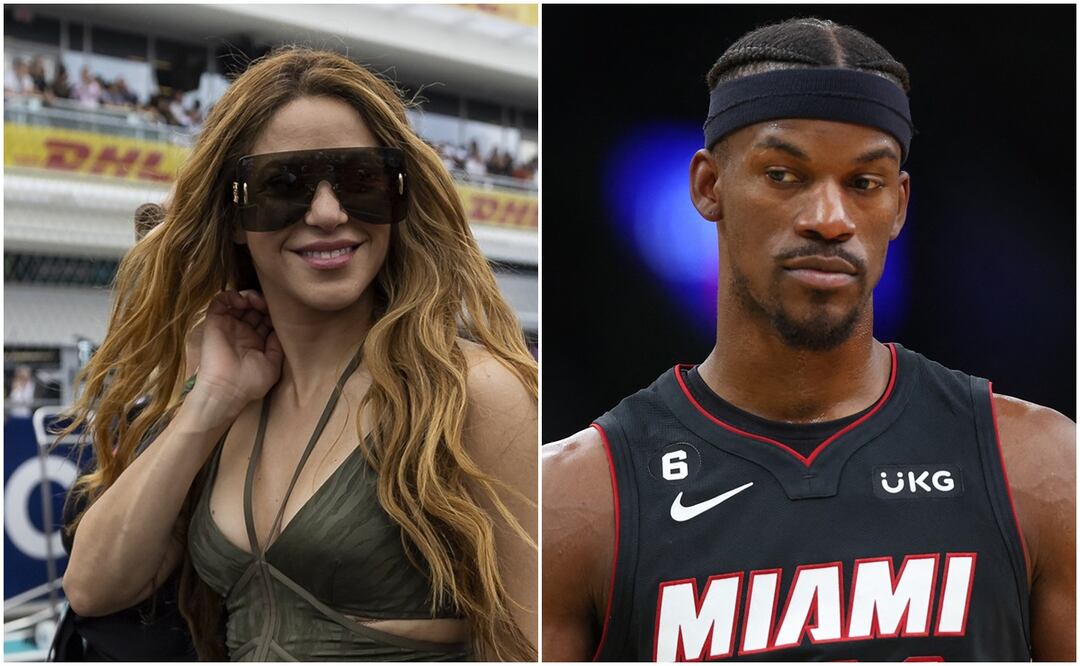 Shakira y Jimmy Butler desatan rumores de romance. Foto: AFP / AP