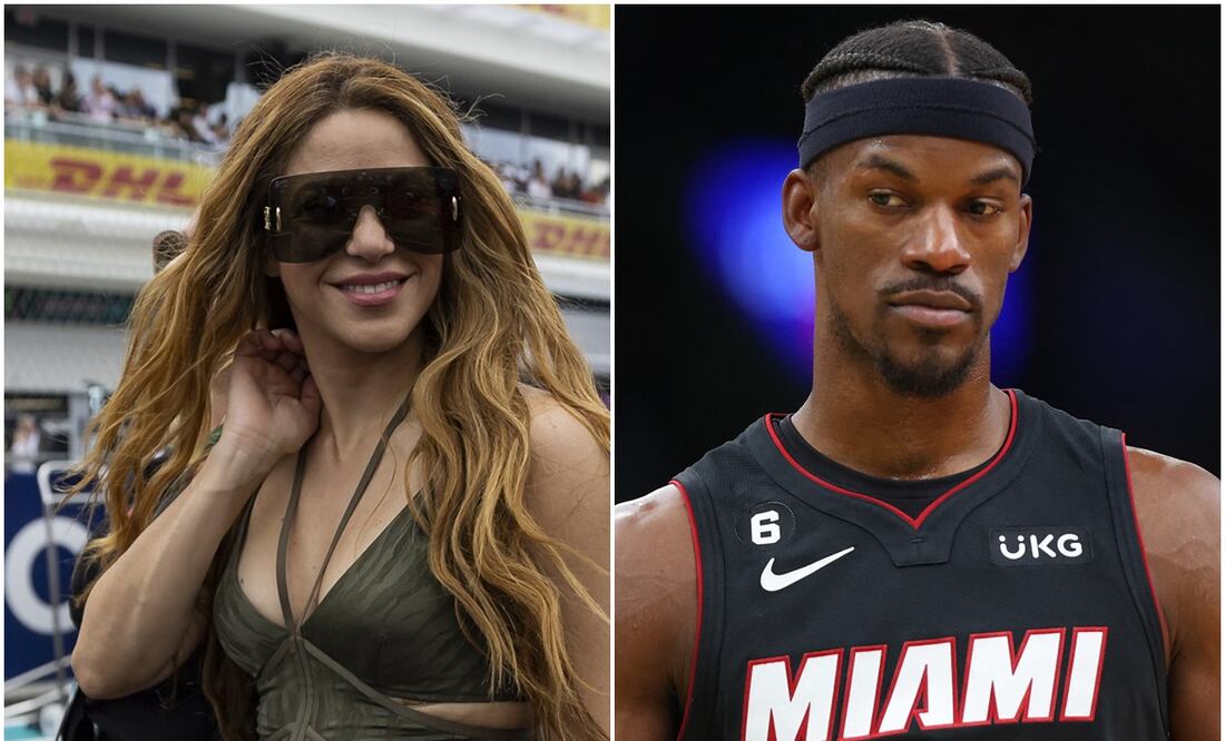 Shakira y Jimmy Butler desatan rumores de romance. Foto: AFP / AP