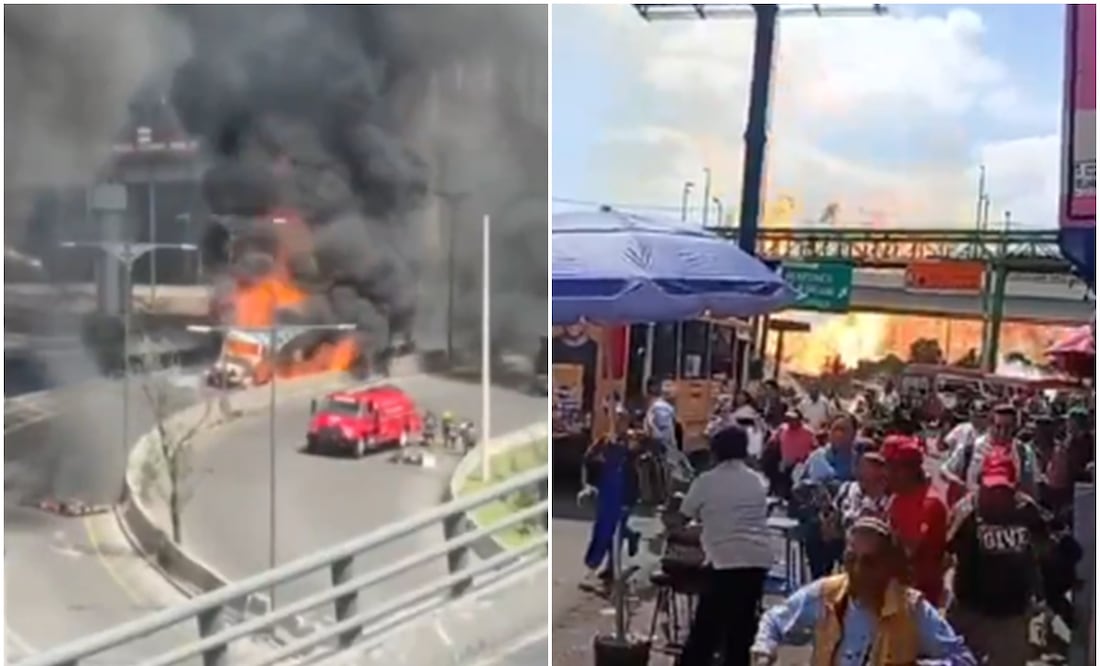 Explota pipa de gas en Iztapalapa: servicios de emergencias y helicópteros se trasladan para atender a los heridos. VIDEOS