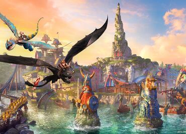 Universal Epic Universe te llevará al mundo de 'Cómo entrenar a tu dragón' con atracciones inmersivas