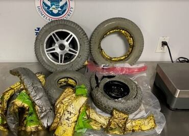 Confiscan cocaína oculta en una silla de ruedas en el aeropuerto de Nueva York