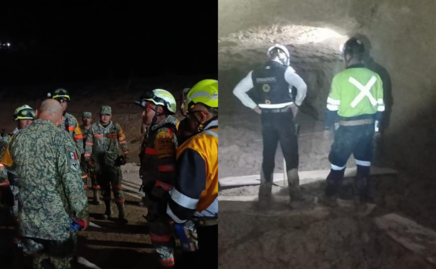 Refuerzan búsqueda de mineros atrapados en Sinaloa: 300 elementos trabajan a 300 metros de profundidad