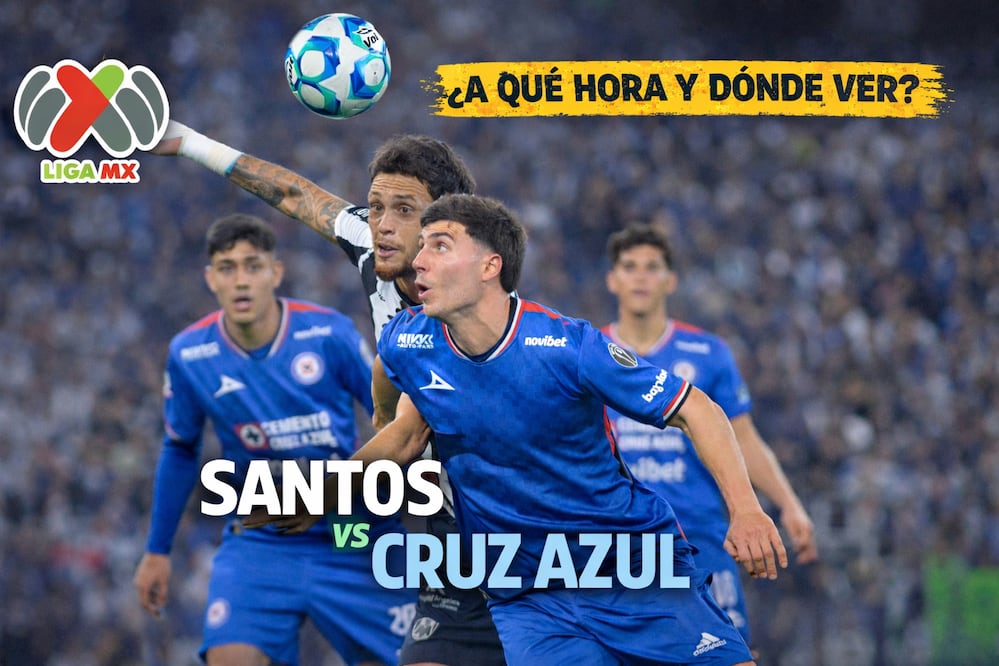 ¿Dónde ver HOY Santos vs Cruz Azul y a qué hora es la transmisión EN VIVO del partido de la Liga MX Clausura 2026? . Foto: EFE / IA