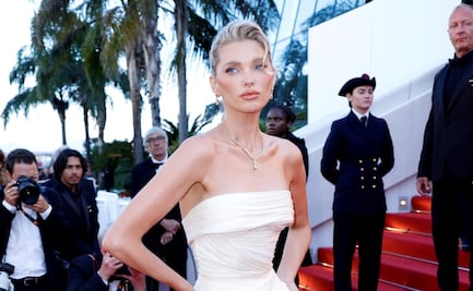 Elsa Hosk presume figura de infarto con microbikini en sesión fotográfica  