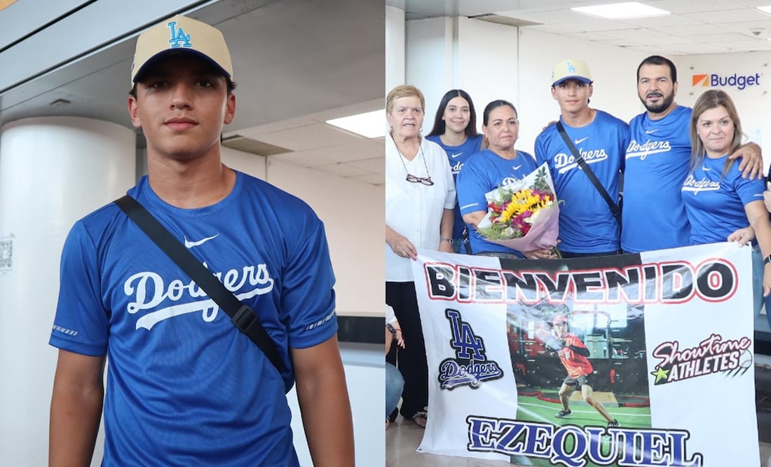 Ezequiel Rivera, joven mexicano de 14 años, firma con Los Dodgers; reacción de su mamá conmueve las redes