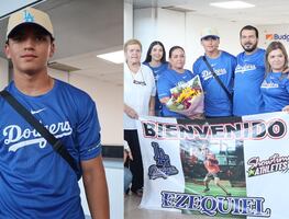 Ezequiel Rivera, joven mexicano de 14 años, firma con Los Dodgers; reacción de su mamá conmueve las redes