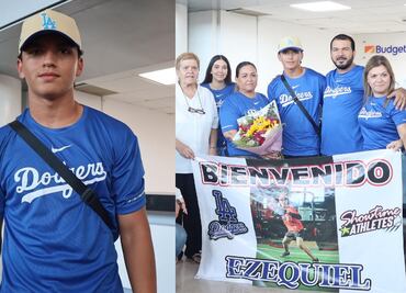 Ezequiel Rivera, joven mexicano de 14 años, firma con Los Dodgers; reacción de su mamá conmueve las redes