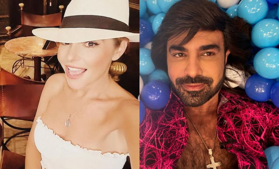 ¡Beso sorpresa! Itatí Cantoral y Ariel Miramontes confirman romance en alfombra roja | Fotos: Instagram @itatic_oficial // @albertanoficial