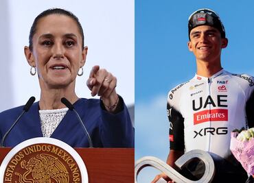 Sheinbaum felicita a Isaac del Toro por su segundo lugar en el Giro de Italia