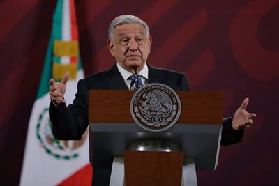 AMLO niega desvío de recursos de la agencia Notimex a la campaña de Sheinbaum. Foto: Fernanda Rojas/ El universal