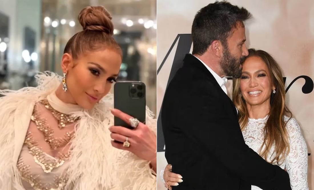 Jennifer Lopez acumula 17 millones de dólares en anillos de compromiso; incluido el de Ben Affleck. Foto: AFP/Instagram