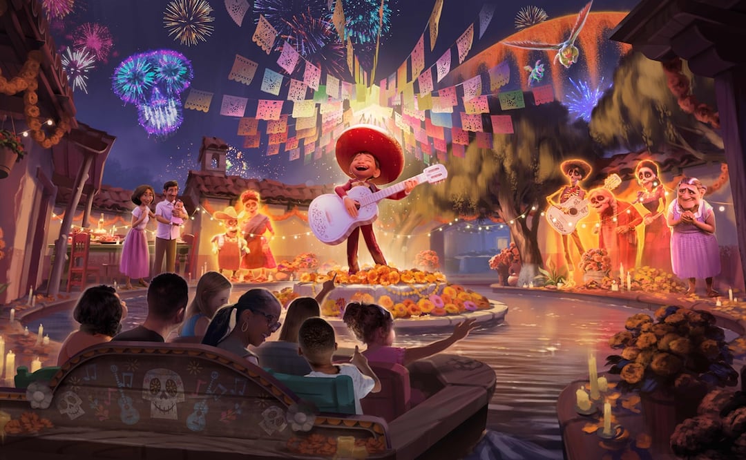 “Coco” attraction coming to Disney California Adventure. (Artist Concept/Walt Disney Imagineering)