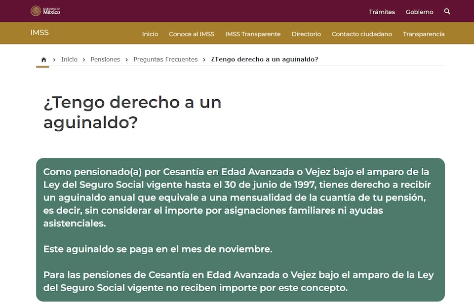 Aguinaldo IMSS: ¿Cómo saber si recibirás este pago? ¿Cuándo lo depositan? Fecha y monto. Foto: IMSS