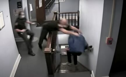 Video. Sospechoso de portar drogas escapa corriendo en pleno juicio 