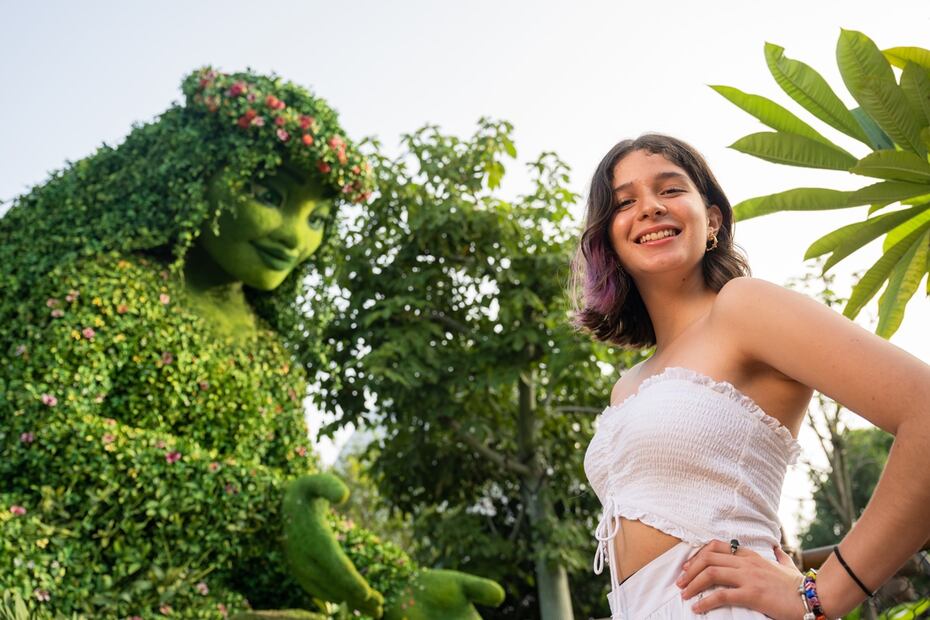 Itatí Cantoral celebra los XV años de su hija en Journey of Water. Foto: Cortesía Disney World Latino