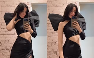 “Más bella y elegante que Ángela Aguilar”: Esmeralda Camacho arrasa con vestido negro