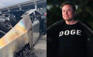 Incendio masivo de Cybertrucks de Tesla tras protestas contra Elon Musk en Seattle. VIDEO