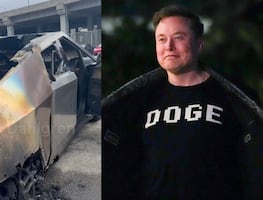 Incendio masivo de Cybertrucks de Tesla tras protestas contra Elon Musk en Seattle. VIDEO
